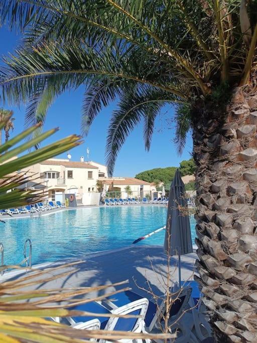 Studio Renove Dans Residence De Vacances Avec Grande Piscine Chauffee, Parking Et Terrasse Агд Екстер'єр фото